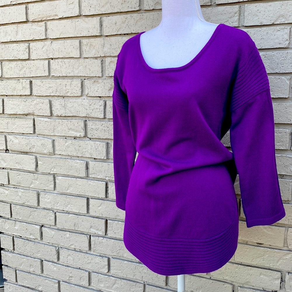 Purple Dana Buchman Sweater